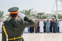 Theyab bin Mohamed bin Zayed raises UAE flag at Wahat Al Karama to mark UAE Flag Day 