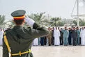 Theyab bin Mohamed bin Zayed raises UAE flag at Wahat Al Karama to mark UAE Flag Day 