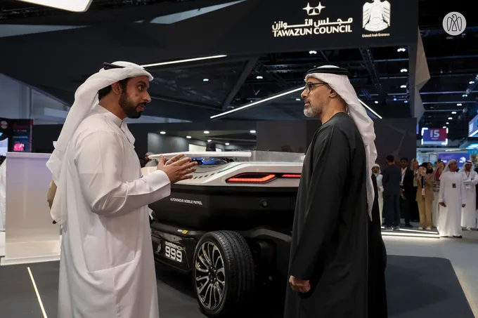 Khaled bin Mohamed bin Zayed attends the 4th Make it in the Emirates forum