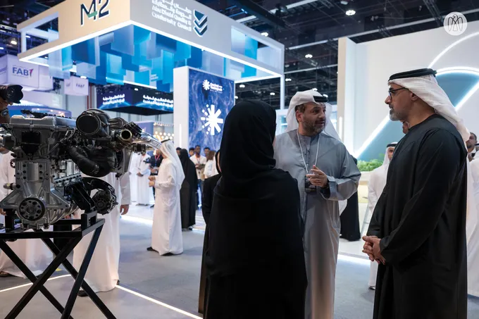 Khaled bin Mohamed bin Zayed attends the 4th Make it in the Emirates forum