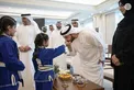 Hamdan bin Zayed receives Al Dhafra Region’s citizens and jiu-jitsu champions at Barzat Al Dhanna Palace