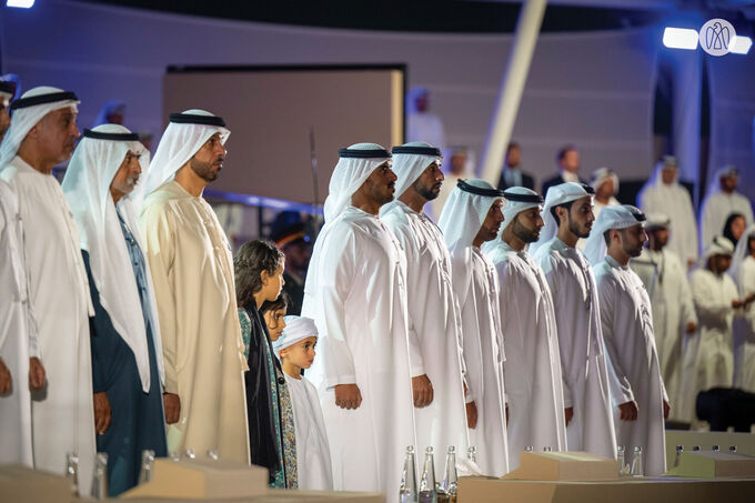 Ruler of Umm Al Quwain witnesses Commemoration Day ceremony at Wahat Al Karama