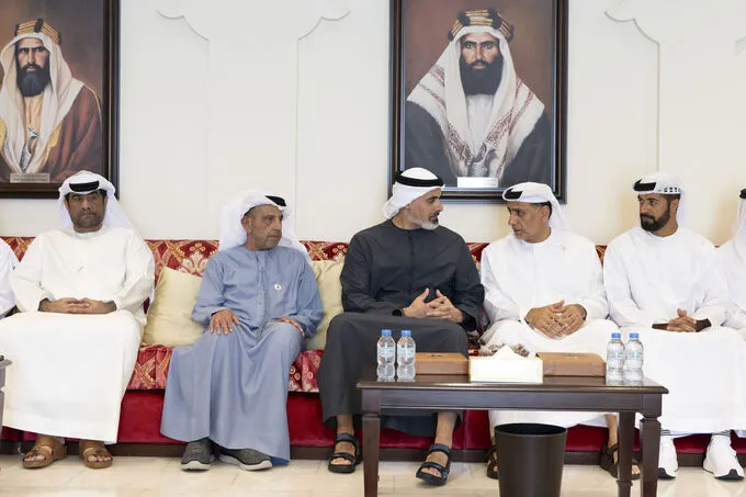 Khaled bin Mohamed bin Zayed offers condolences on the passing of Al Sayed Moussa Al Sayed Abdul-Raheem Al Hashemi