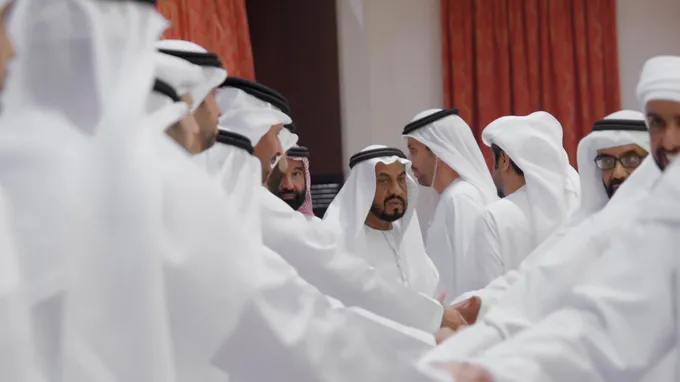 Hamdan bin Zayed receives well-wishers for holy month of Ramadan