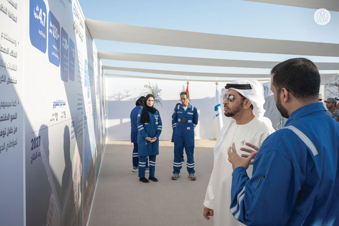 Hamdan bin Zayed witnesses groundbreaking ceremony of Ruwais LNG Project in Al Dhafra Region