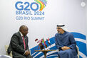 Crown Prince of Abu Dhabi holds discussions with President of South Africa at G20 summit