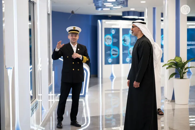 Khaled bin Mohamed bin Zayed tours new headquarters of Abu Dhabi Maritime Academy