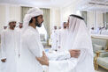 Khalifa bin Tahnoon bin Mohammed offers condolences on the passing of Ahmed bin Humaid Al Mansouri's wife