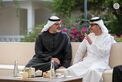 V|Hazza bin Zayed receives Khaled bin Mohamed bin Zayed at Al Maqam Palace in Al Ain Region