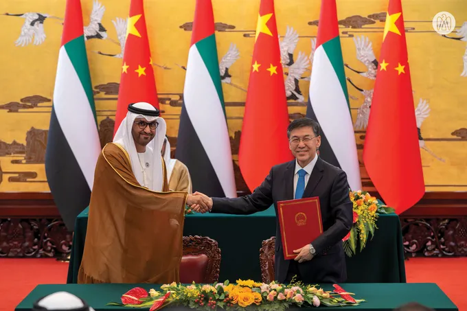 Crown Prince of Abu Dhabi and Premier of China discuss strengthening comprehensive strategic partnership and expanding cooperation