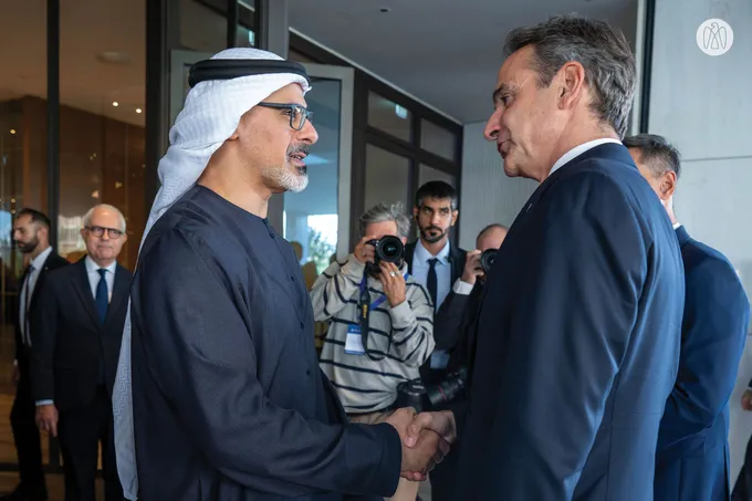 Crown Prince of Abu Dhabi and Greek Prime Minister attend UAE-Greece Strategic Forum in Athens
