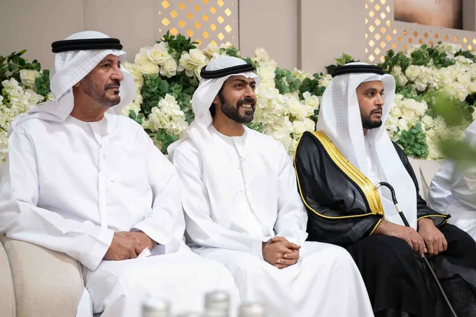 Khalifa bin Tahnoon bin Mohammed attends Ahmed Abdullah Al Ketbi wedding reception