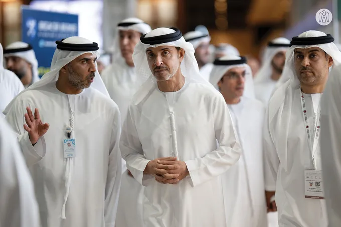 Hazza bin Zayed visits 22nd Abu Dhabi International Hunting and Equestrian Exhibition (ADIHEX)
