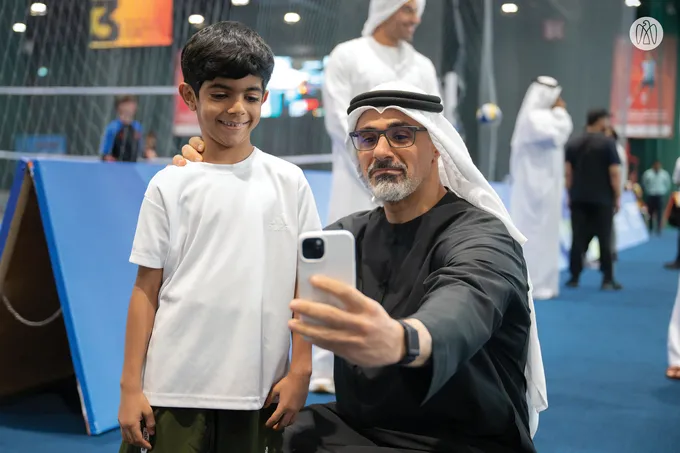 Khaled bin Mohamed bin Zayed visits 5th Abu Dhabi Summer Sports