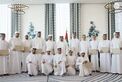 Hamdan bin Zayed receives top-performing 12th grade students in Al Dhafra Region