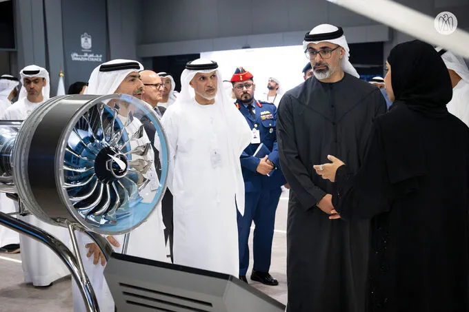 Khaled bin Mohamed bin Zayed attends 2nd day of IDEX and NAVDEX 2025