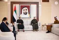 Khaled bin Mohamed bin Zayed meets Co-Chief Executive Officer of Oracle