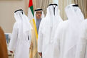 Mansour bin Zayed, Khaled bin Mohamed bin Zayed receive Crown Princes, sheikhs, well-wishers on Eid Al-Adha
