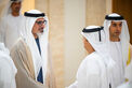 Mansour bin Zayed, Khaled bin Mohamed bin Zayed receive Crown Princes, sheikhs, well-wishers on Eid Al-Adha