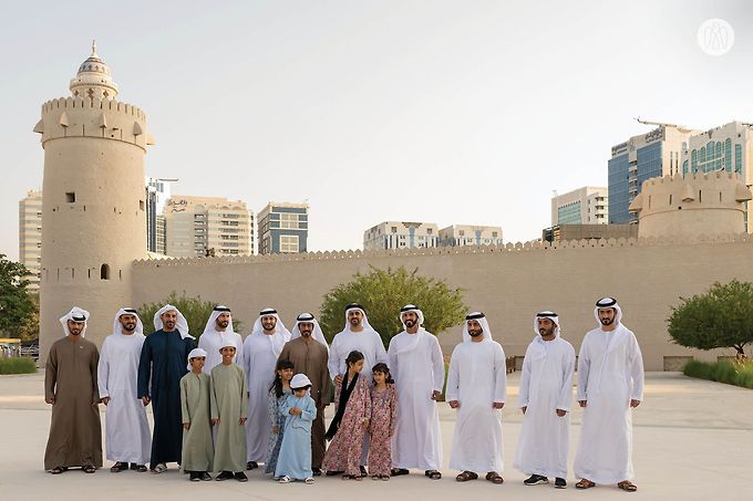 Theyab bin Mohamed bin Zayed visits Al Hosn Festival 2023