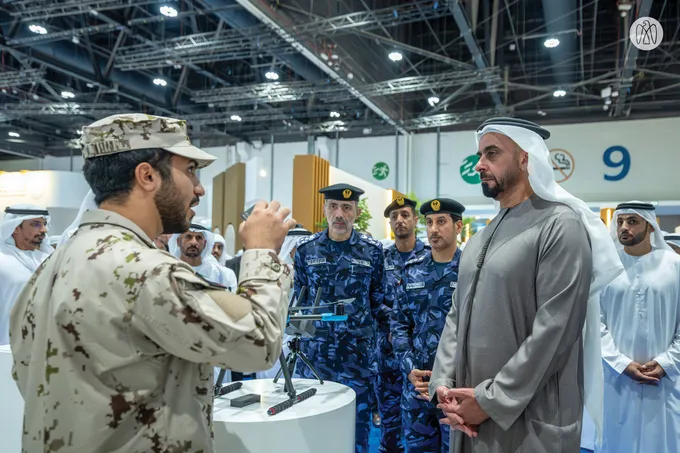 Saif bin Zayed visits Education Interface Exhibition 2026 and reviews student projects
