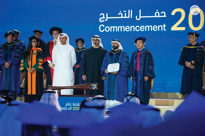 Khaled bin Mohamed bin Zayed attends Mohamed bin Zayed University of Artificial Intelligence 2026 commencement ceremony