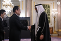 Khaled bin Mohamed bin Zayed visits State Guest House, Akasaka Palace in Tokyo to offer condolences on the passing of former Japanese Prime Minister Shinzo Abe