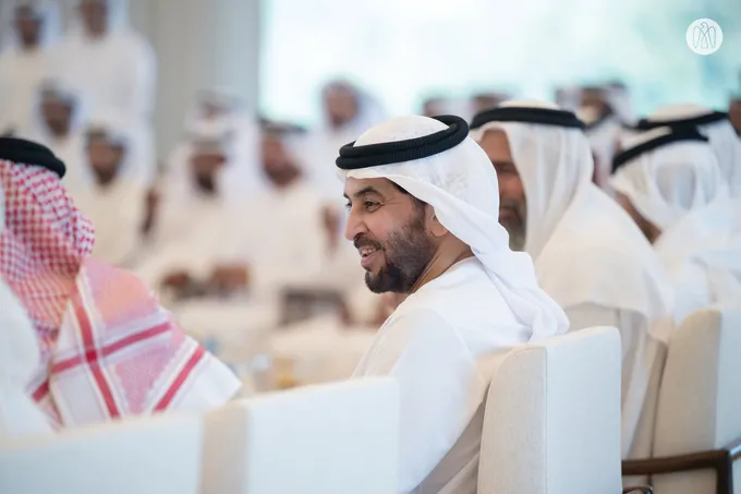 Hamdan bin Zayed receives citizens at Al Dhannah Palace and commends outstanding talent in Al Dhafra Region