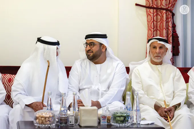 Hazza bin Zayed meets dignitaries and citizens of Sweihan and Nahil areas in Al Ain Region