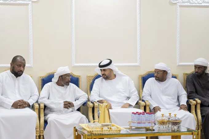 Theyab bin Mohamed bin Zayed offers condolences on passing of martyr Ibrahim Ghulam Al Blooshi’s mother