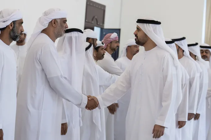 Theyab bin Mohamed bin Zayed offers condolences on the passing of martyr Ahmed Mohammed Al Zeyoudi’s brother