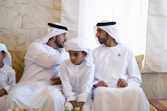 Khaled bin Mohamed bin Zayed offers condolences on the passing of Meera bint Rashid Al Mazrouei