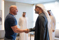 Khaled bin Mohamed bin Zayed receives Dana White, CEO and President of UFC