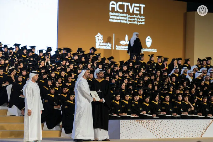 Theyab bin Mohamed bin Zayed attends Abu Dhabi Centre for Technical and Vocational Education and Training graduation ceremony