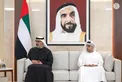 Khaled bin Mohamed bin Zayed meets CEO of Visa