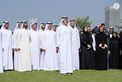 Khaled bin Mohamed bin Zayed raises UAE flag at Abu Dhabi Crown Prince’s Court  to mark Flag Day