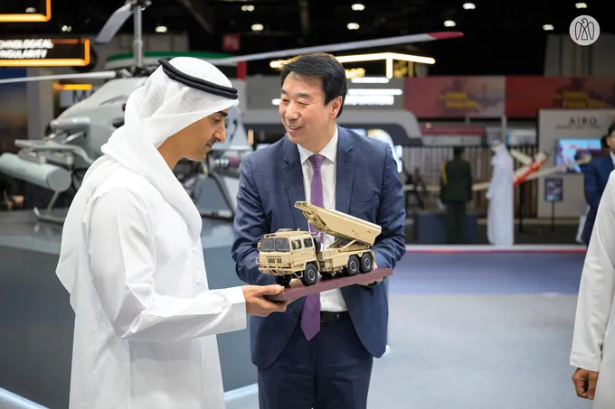 Hamdan bin Mohamed bin Zayed visits UMEX and SimTEX 2026