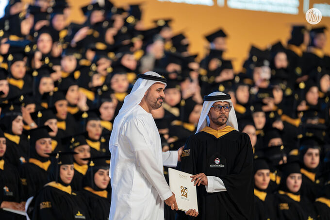 Theyab bin Mohamed bin Zayed attends Abu Dhabi Centre for Technical and Vocational Education and Training graduation ceremony
