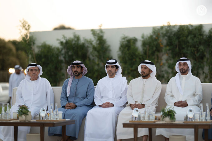 Hazza bin Zayed receives well-wishers for holy month of Ramadan
