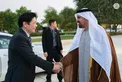 Theyab bin Mohamed bin Zayed receives Prime Minister of Singapore at Wahat Al Karama