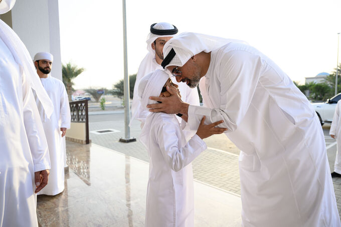 Crown Prince of Abu Dhabi offers condolences on the passing of Saeed Bakheet Al Ketbi