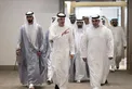 Hazza bin Zayed attends Al Hameli and Al Remeithi wedding reception in Abu Dhabi