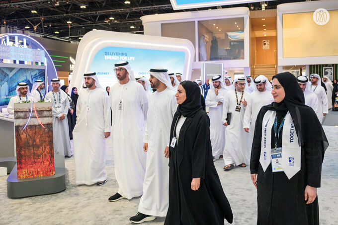 Theyab bin Mohamed bin Zayed visits ADIPEC 2023