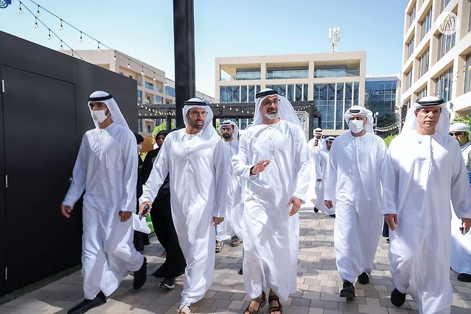 Khaled bin Mohamed bin Zayed Visits Al Ain Book Festival 2022