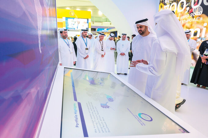 Theyab bin Mohamed bin Zayed visits ADIPEC 2023