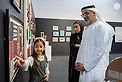 Khaled bin Mohamed bin Zayed visits National Identity in Visual Arts exhibition