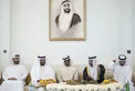 v|Khalifa bin Tahnoon bin Mohammed attends Hamad Sultan Al Shamsi wedding reception