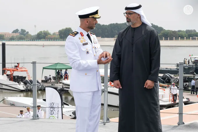 Khaled bin Mohamed bin Zayed attends 2nd day of IDEX and NAVDEX 2025
