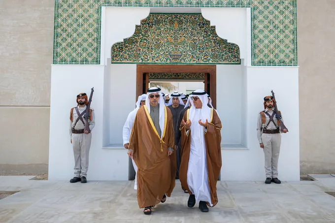 Mansour bin Zayed attends group wedding reception for Abu Dhabi citizens at Qasr Al Hosn
