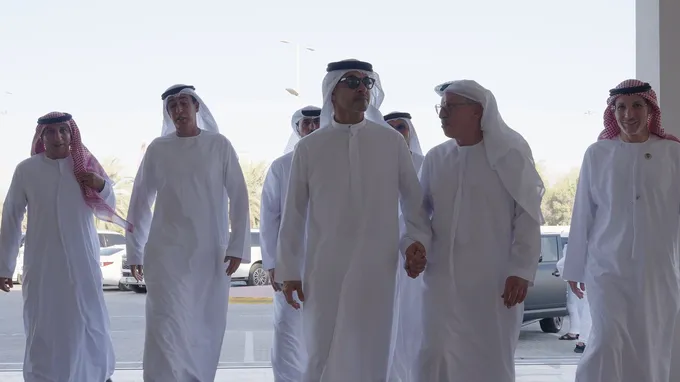 Hazza bin Zayed offers condolences on the passing of Mahmoud Ahmed Al Qaisiya